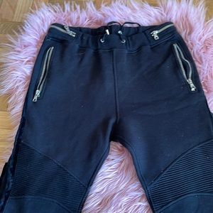 Balmain sweatpants black used 100% authentic